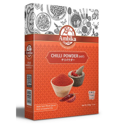 Chili Powder Hot Ambika 200gm - RKM 「チリパウダー ホット」