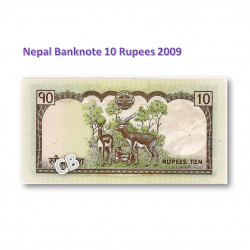 10 ルピー ネパール　未使用　紙幣　札 2009年 / 10 Rupees Nepal Banknote cbj-n-10765 2009 UNC