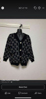 Knitted cardigan black