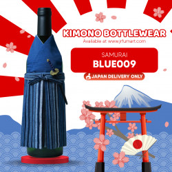 着物ボトルウェア ＜侍＞/Kimono Bottlewear < SAMURAI > Blue009