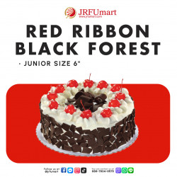 Red Ribbon Black Forest Cake Small