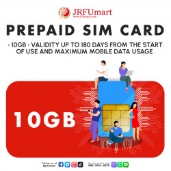 PREPAID SIM CARD 10GB 180Days