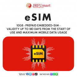 eSIM PREPAID SIM CARD 10GB 180Days