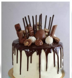 Chocolate with Pocky Cake