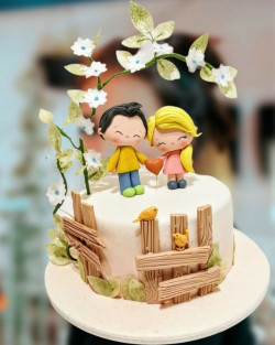 couple anniversary cake